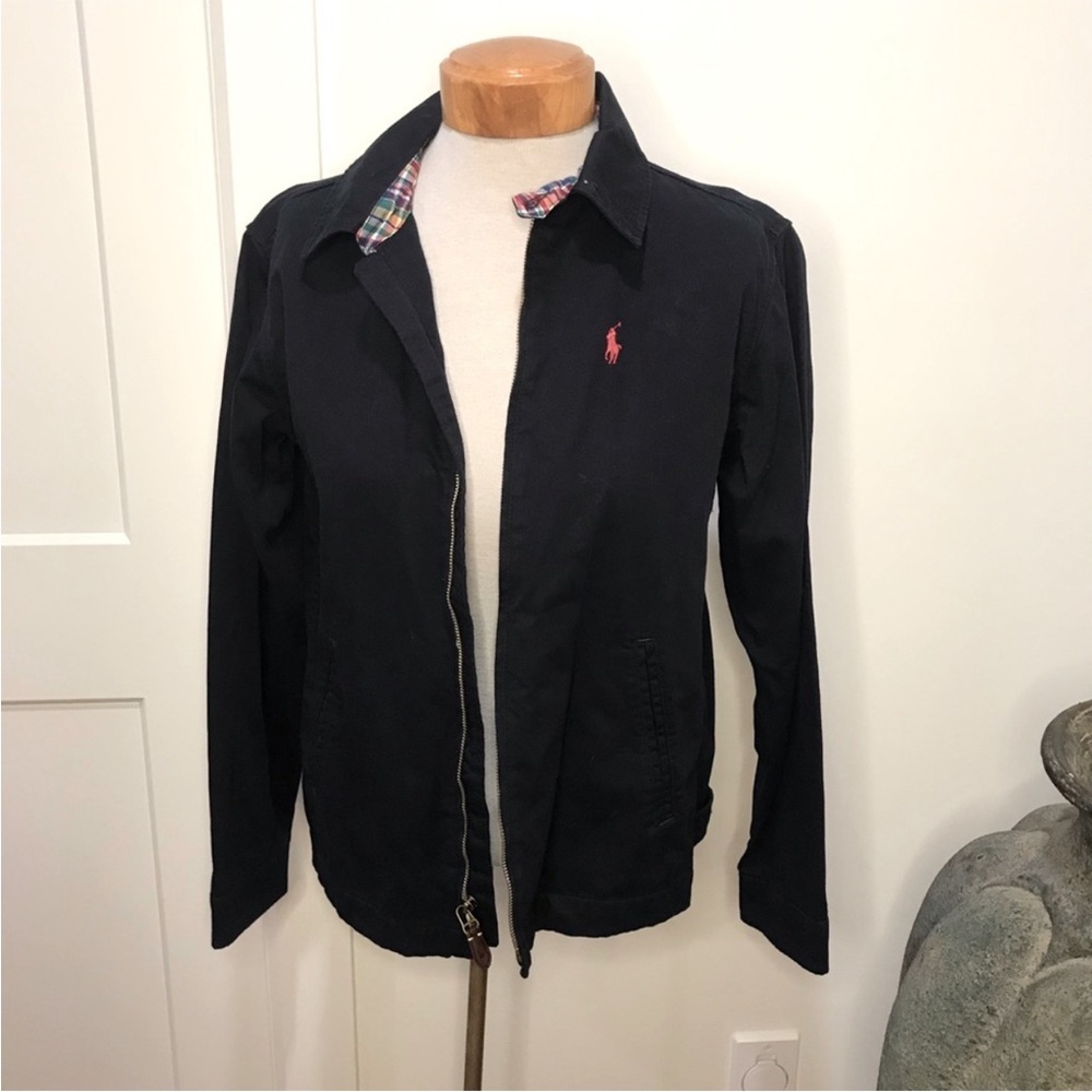 Polo by Ralph Lauren Women's Navy Utility Jacket L (14-16)